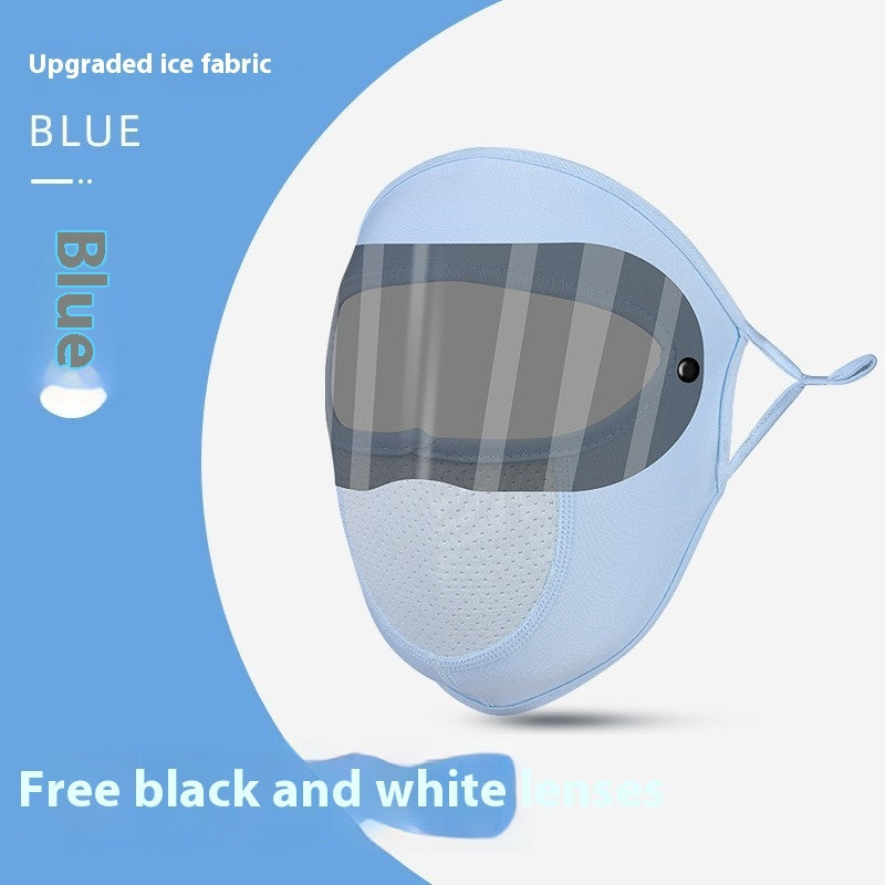 Ice Silk Sunscreen Mask UV Protection