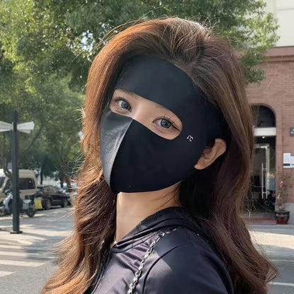 Ice Silk Sunscreen Mask UV Protection