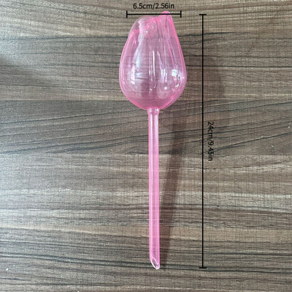 Pink Tulip Plant Watering Balls Suitable For Indoor And Outdoor Plants Automatic Plant Drippers Automatic Watering
