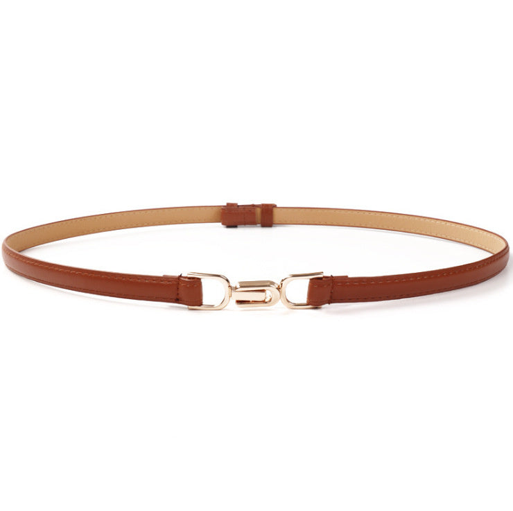 A Pair Of Buckles Belt Women's Fine Decoration Dress Matching