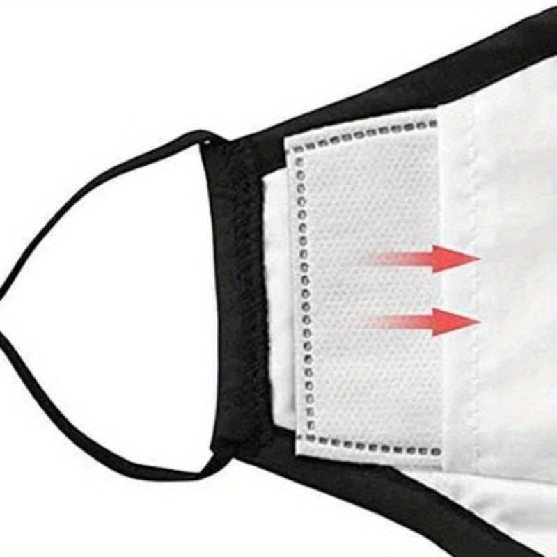 3-piece Set-Cotton Reusable And Adjustable Mask With Filter Bag