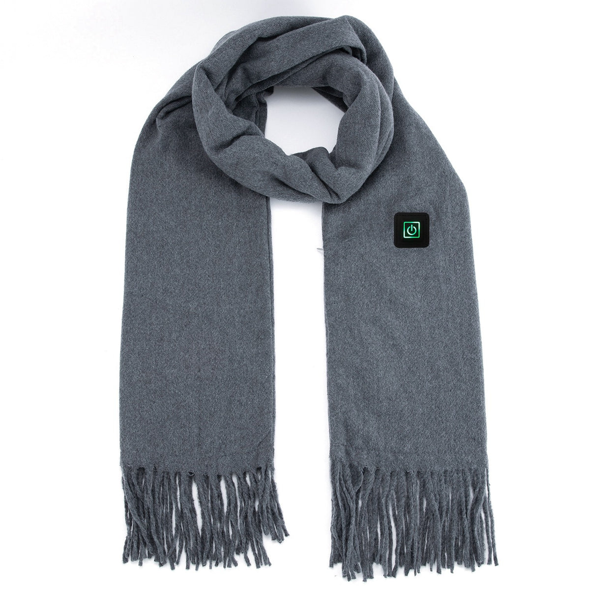 1Pc Electric Heated Winter Scarf USB Heating Neck Wrap Unisex Heated Neck Shawl Soft Warm Scarves 3 Heating Modes For Outdoor Cycling Skiing Skating