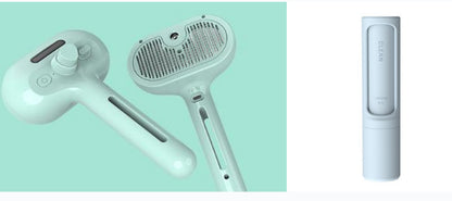 Pet Comb Self Cleaning Pets Hair Remover Brush For Dogs Grooming Tools Dematting Comb Built-in Mist Humidifier Pet Products