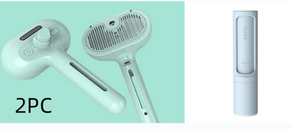 Pet Comb Self Cleaning Pets Hair Remover Brush For Dogs Grooming Tools Dematting Comb Built-in Mist Humidifier Pet Products
